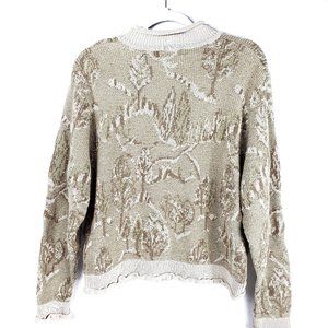 HALEY Silk blend sweater XL Cream color